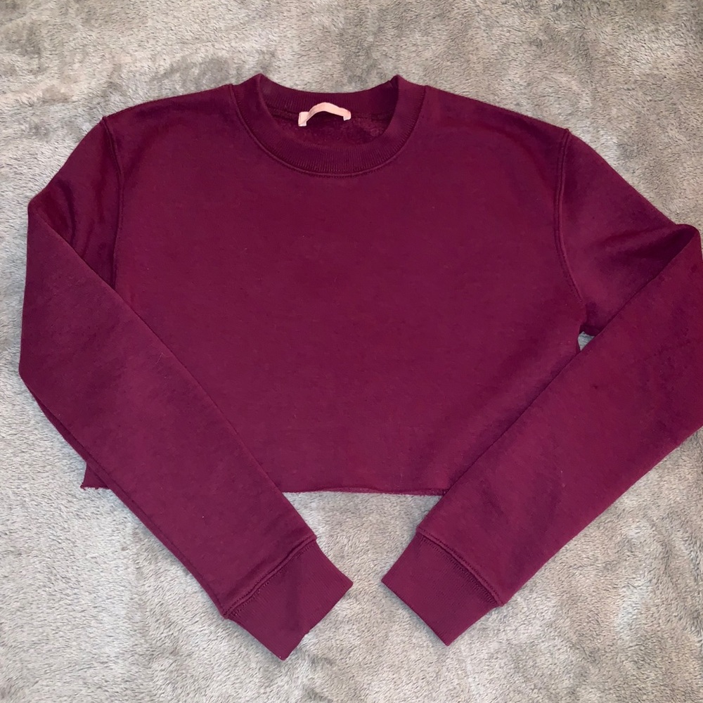 Carli Bybel x Missguided Cropped Crewneck - Sz Sml